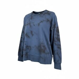 Goodfellow & Co Mens Large Tie Dye Crew‎ Neck Pullover Sweatshirt Blue 558